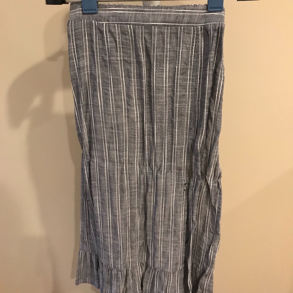 American Eagle Side Slit Midi Skirt